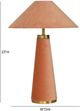 TOV Furniture Graham Terracotta Velvet Table Lamp-2