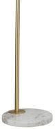 Bassett Mirror Caldwell Brass/ White Floor Lamp-2
