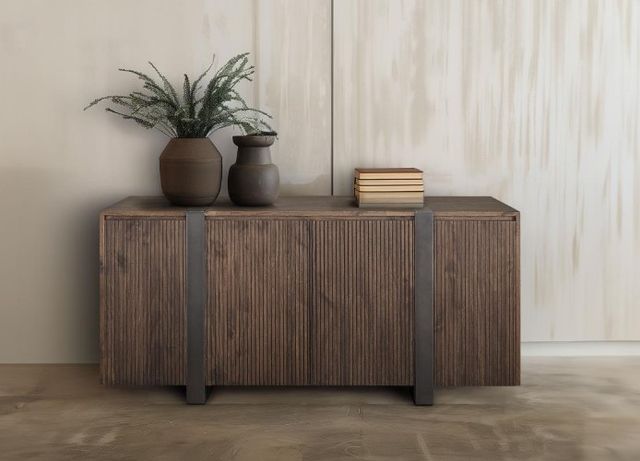 International Furniture Direct Haab Brown Console-1