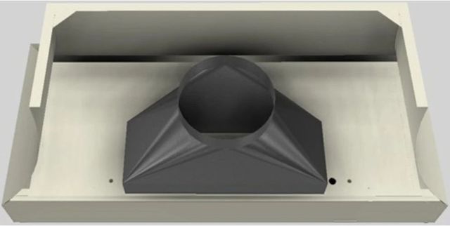 Vent-A-Hood® Designer Series 54" Biscuit Wall Mounted Range Hood-2