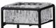 A & B Home Jurupa Black/Clear Candle Holder-2