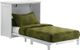 Night & Day™ Furniture Orion White Full Murphy Cabinet Bed-0