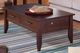 Urban Collections by Yutzy Woodworking Cortland Retreat Cherry Cocktail Table with Rich Tobacco Legs-0
