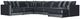 Jackson Furniture Remington 6-Piece Slate L-Shape Sectional and Chaise-0