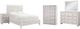 Signature Design by Ashley® Paxberry 5-Piece Whitewash Queen Panel Bed Set-0