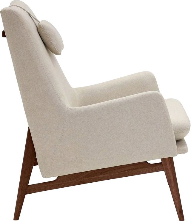 Moe's Home Collection Asta Sand/Walnut Chair-2