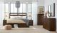 aspenhome® Modern Loft Brownstone Queen Low Profile Panel Storage Bed-1