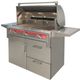 Alfresco™ Intelligent 3-Burner Matte Signal White Freestanding Liquid Propane Grill-0