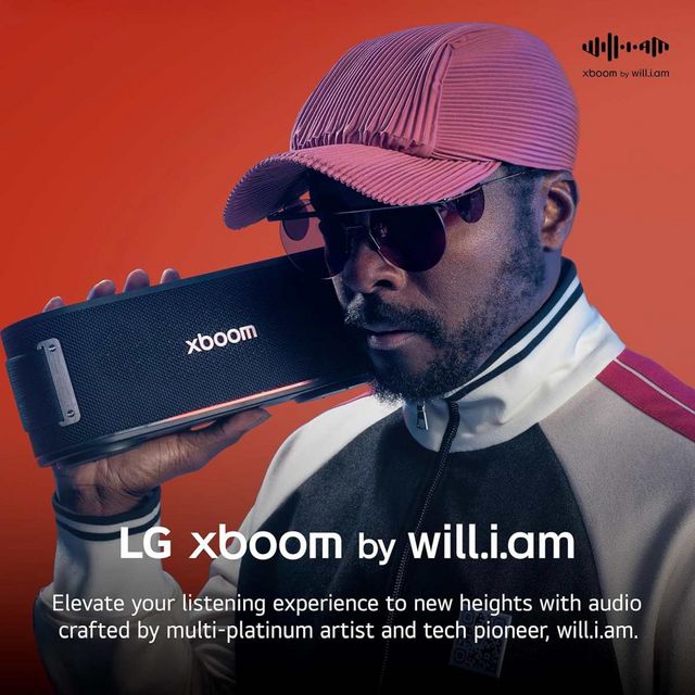 LG xboom Bounce Core Black Wireless Portable Speaker-8