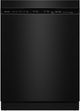 KitchenAid® 24" Black Front Control Built-In Dishwasher with 30+ Total Wash Jets-0