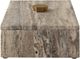 Uttermost® Griseus Gray Travertine Stone Box-3