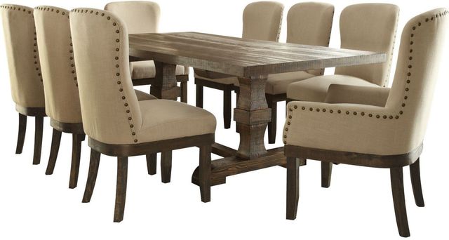 ACME Furniture Landon Salvage Brown Dining Table-3