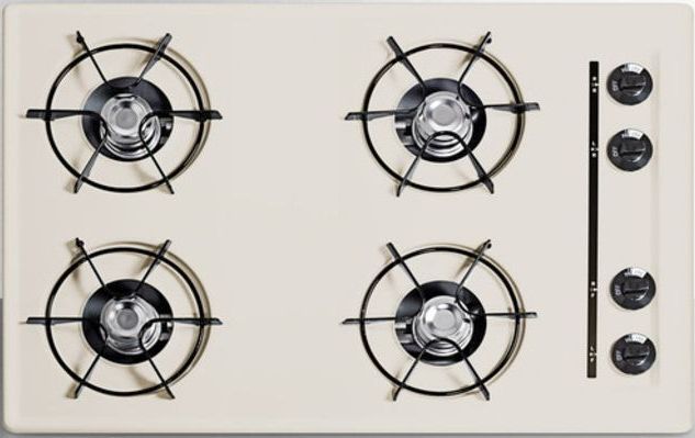 Summit® 30" Bisque Gas Cooktop-0