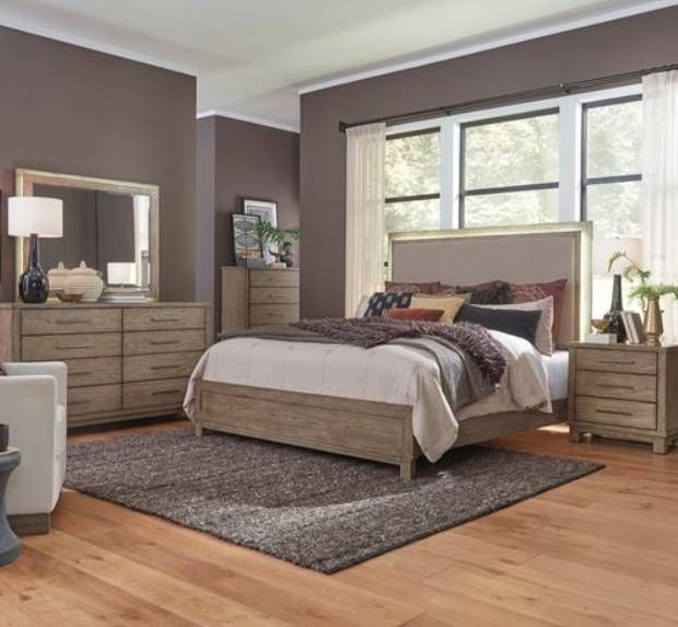 Liberty Furniture Canyon Road 4-Piece Burnished Beige Bedroom Set-0