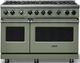 Viking® 7 Series 48'' Eucalyptus Pro Style Gas Range-0