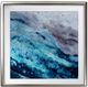 Giftcraft Blue/Gray/White Framed Wall Art-0