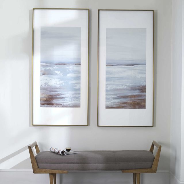Uttermost® Coastline 2-Piece Multi-Colored Framed Prints Set-1