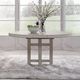 Liberty Furniture Backroads Weathered White Dining Table with Parchment Brown Base-1