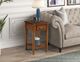 TEI Brushed Walnut End Table-4
