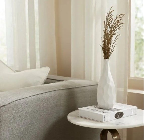 Renwil® Blouin Semi-Gloss White Vase-4