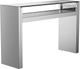Coaster® Edna Glass Top Silver Console Table with Shelf -0