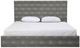 VIG Furniture Modrest Dynasty Grey Eastern King Panel Bed-1