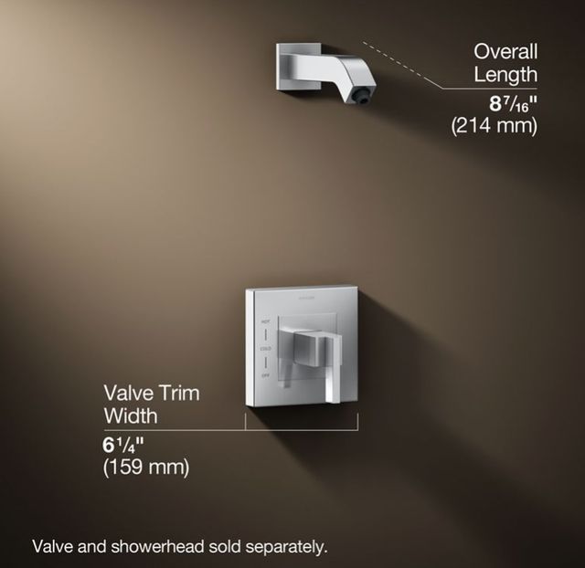 KOHLER® Loure® Rite-Temp® Polished Chrome Shower Trim Kit-2