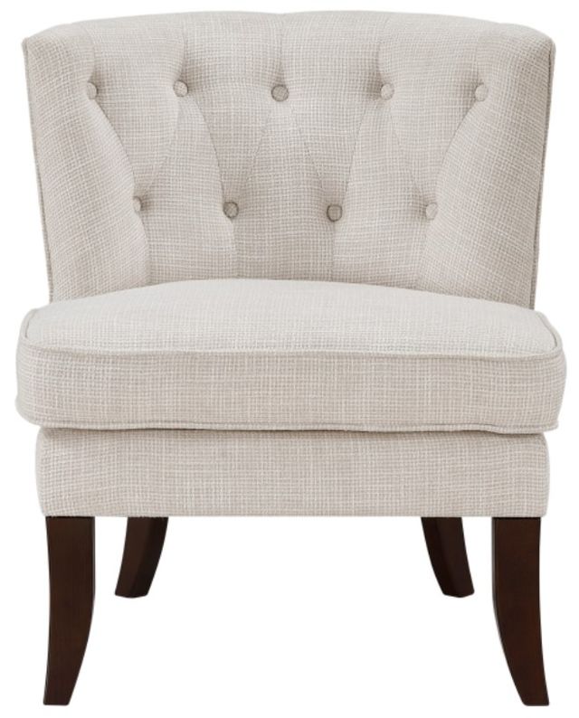 Homelegance® Melrose Beige/Espresso Accent Chair-2