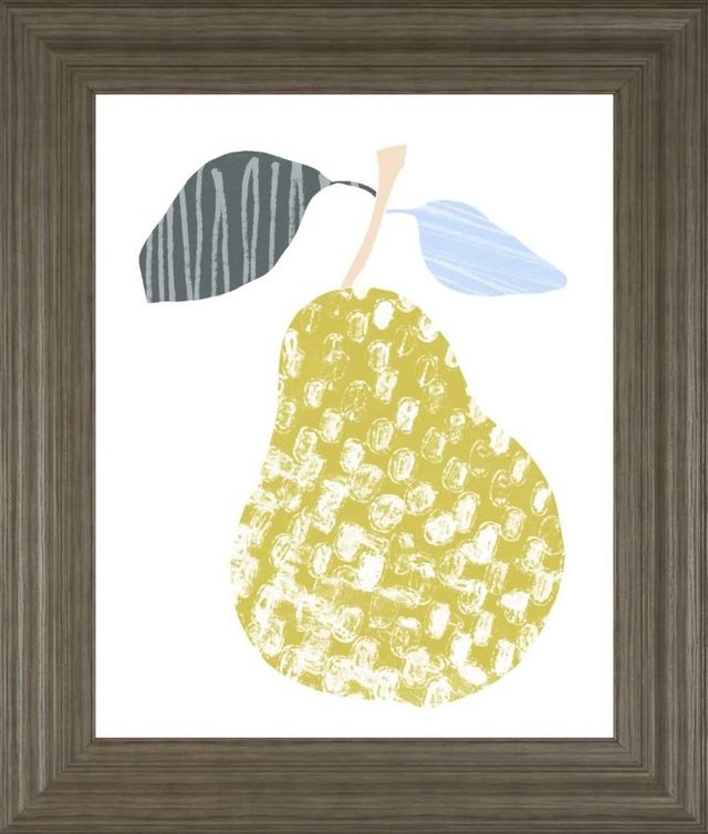 Classy Art Yellow Cut Paper Fruit I by June Erica Vess Wall Art-0