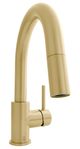 ZLINE Autograph Edition Champagne Bronze Dante Pull Down Single Handle Kitchen Faucet-0