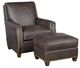 King Hickory Customizable Grant Leather Chair-1