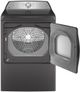 GE Profile™ 7.4 Cu. Ft. Diamond Gray Front Load Electric Dryer -3