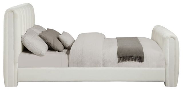 Meridian Furniture Camila Cream Queen Upholstered Panel Bed-2