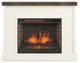 Legends Home Washington Barnwood/Jasmine White Fireplace Mantel-3
