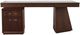 Century® Compositions Brown Executive Desk-1