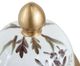 A & B Home Gold/White Ginger Jar-4