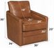 ACME Furniture Rocha Brown Swivel Glider Chair-2