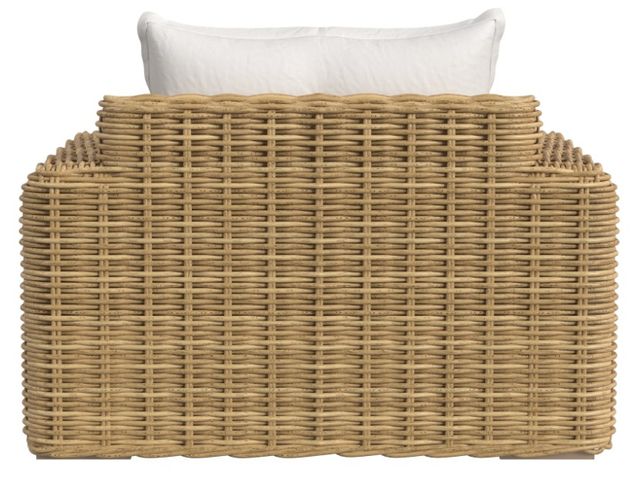 Sunset West Playa Natural Resin Wicker Oversize Outdoor Club Chair with Soothe Pearl Cushion-3