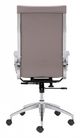 Zuo® Glider Taupe High Back Office Chair-3