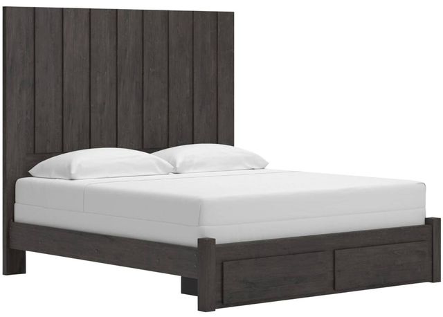 Signature Design by Ashley® Parlayon Charcoal King Storage Panel Bed-0