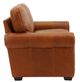 Customizable All Leather Loveseat with Down Seating-3