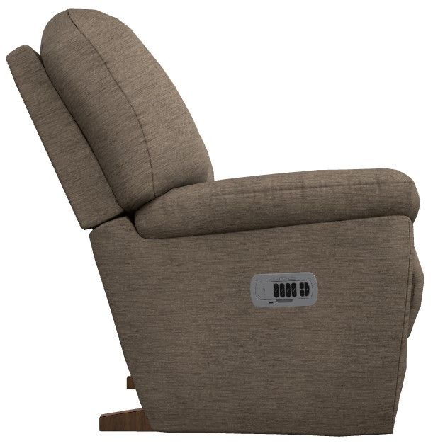 La-Z-Boy® Maverick Brownstone Power Rocking Recliner with Headrest and Lumbar-3