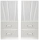 New Classic® Home Furnishings Europa 2-Piece Gleaming White Nightstand-0