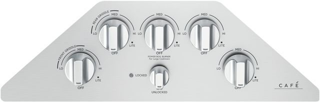 Café™ 30" Brushed Stainless Steel Gas Cooktop-3