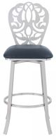 Armen Living Cherie Gray 26" Counter Stool-1