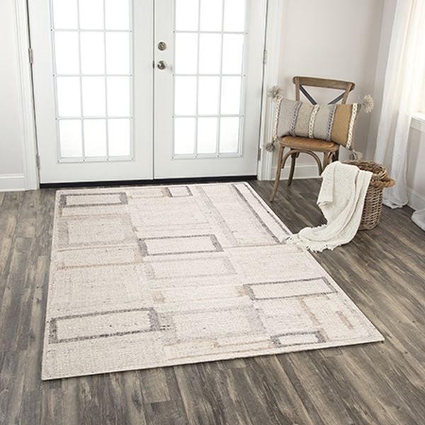 Rizzy Home Nova Neutral 5'x8' Rectangular Rug-4