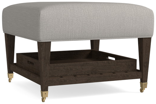 Bassett® Furniture Kara Square Ottoman with Tray-0