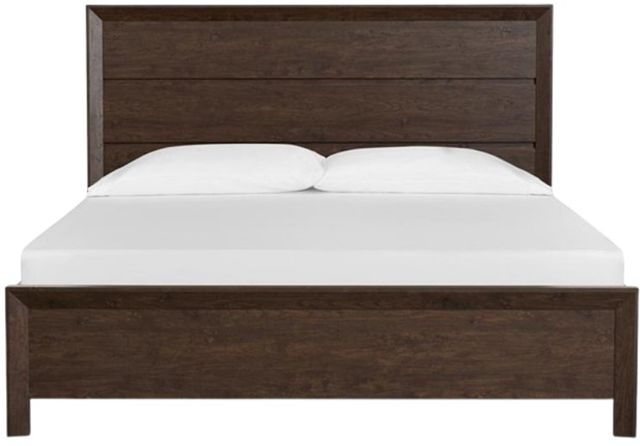 Magnussen Home® Llewellyn Columbian Walnut King Panel Bed-2