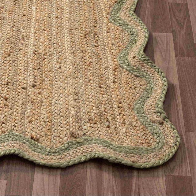 LR Home Scallop Natural/Sage 3'x8' Runner-3