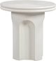 TOV Furniture Cassandra Ivory Concrete Indoor/Outdoor Side Table-3